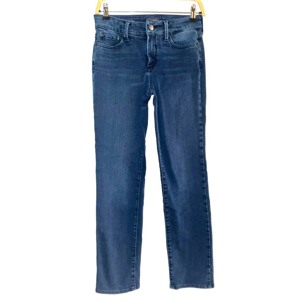 NYDJ Sheri Slim Jeans Size 2 Blue Denim Medium Wash